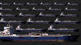 Russia has bought old tankers from Western countries to circumvent the price cap on crude oil.