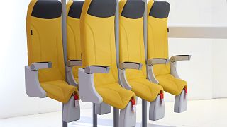 Aviainteriors' model of what the 'Skyrider' seat design could look like