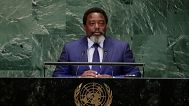 Former President of the DRC Joseph Kabila addresses the 73rd session of the UN General Assembly in New York, 25 September, 2018