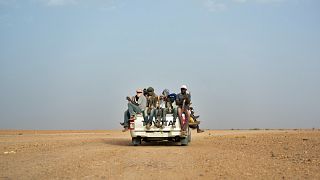 African migrants head towards Libya from Niger, 4 June, 2018 