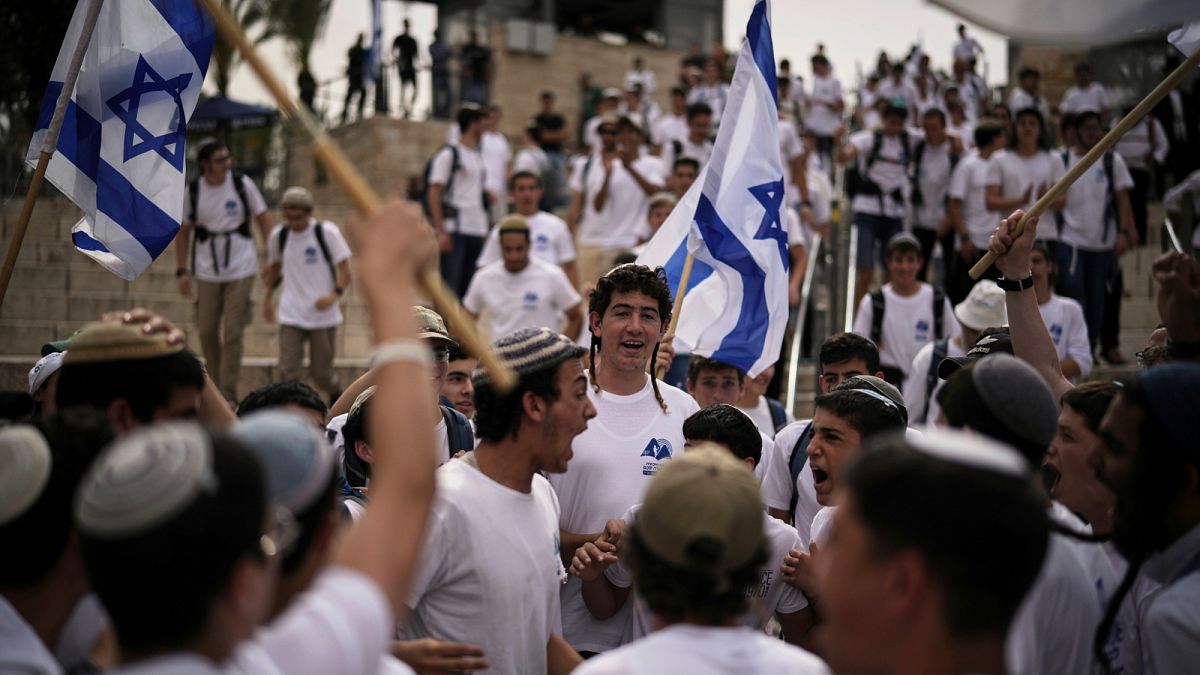 Israeli nationalists gather for annual march in Jerusalem’s Old City