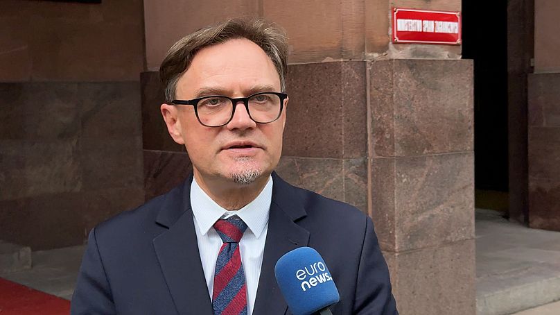 Le porte-parole du ministère des Affaires étrangères Pawel Vronsky  répond à Euronews