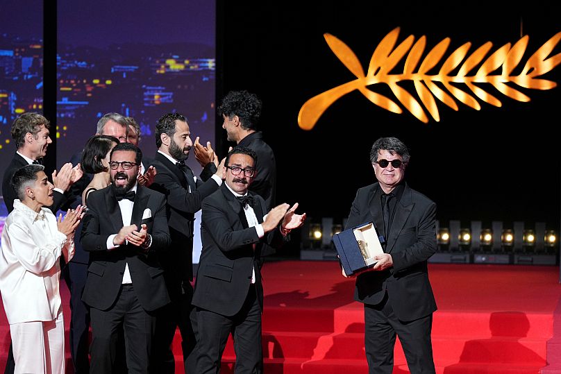 Panahi in Cannes with his Palme d'Or