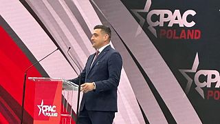 A román szélsőjobboldal elnökjelöltje a lengyel konzervatív konferencián