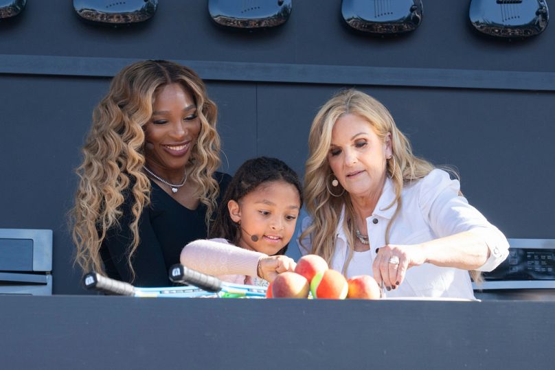  Serena Williams e a sua filha, Alexis Olympia Ohanian.
