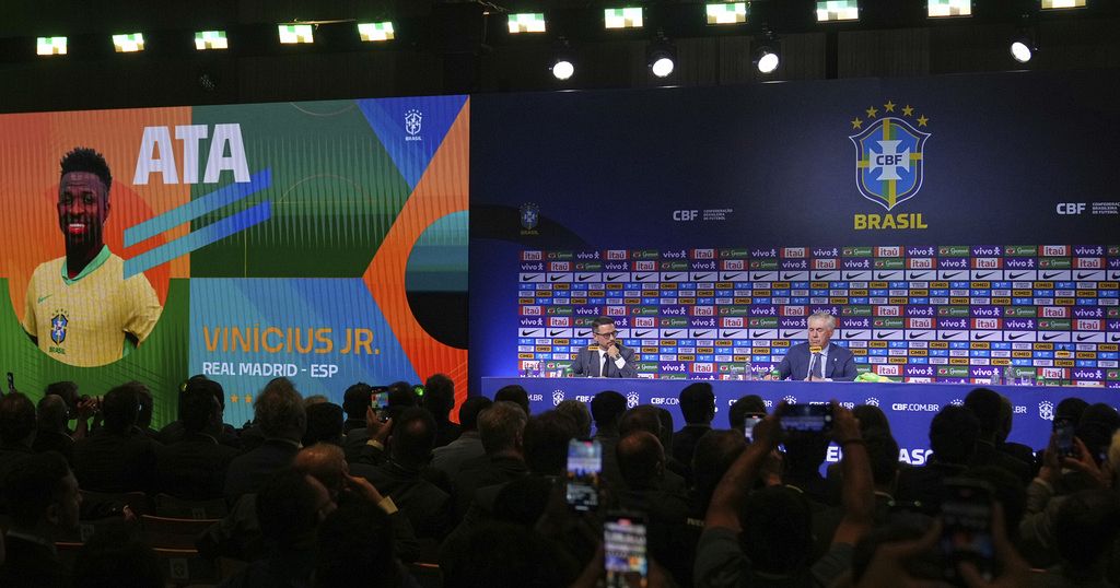 Football : Ancelotti et Vinícius Jr de nouveaux réunis avec le Brésil