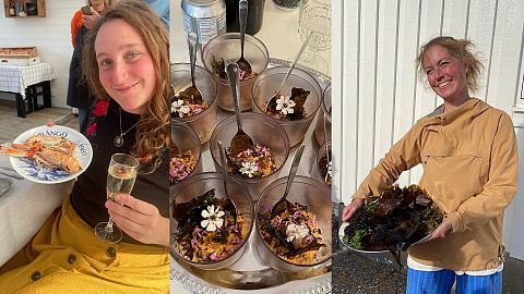 Rory Buccheri took a trip to Sweden to go on a 'seaweed safari'. 