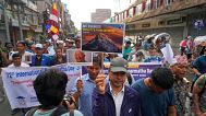 People from the mountaineering community mark the anniversary of the first ascent of Mount Everest