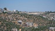 A view of the Israeli settlement of Bruchin in the West Bank, 23 May, 2025