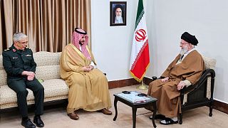 دیدار وزیر دفاع عربستان با علی خامنه‌ای