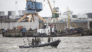 Exercise in Harbor Protection and Coastal Defense Service with allies from Portugal, Klaipeda, Lithuania,05.05.2025