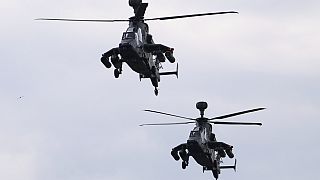 Nato's helicopters in action