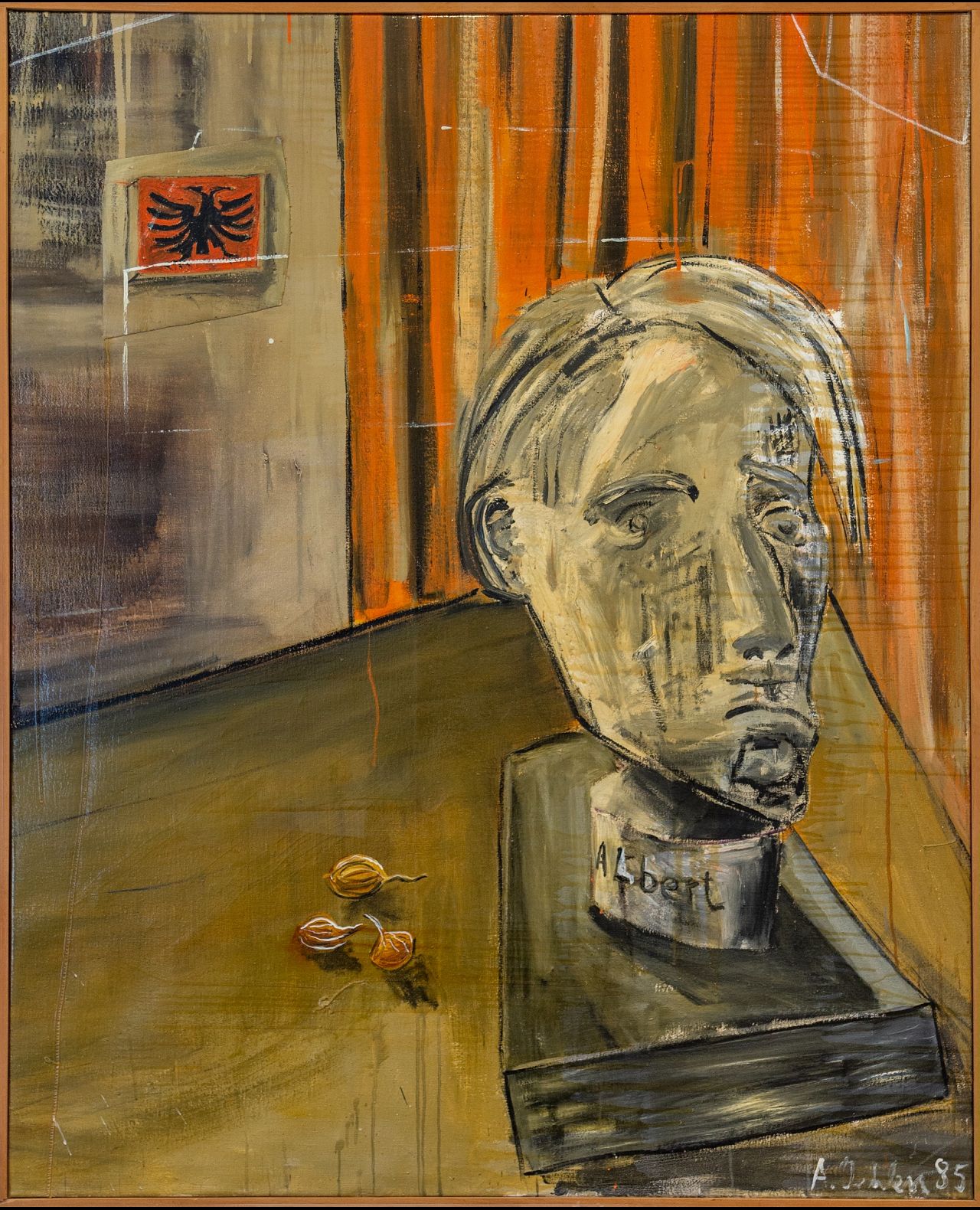 "In the Parents Bedroom (Self-portrait)" by the German painter Albert Oehlen is exhibited in the Ringier Collection 1995-2025