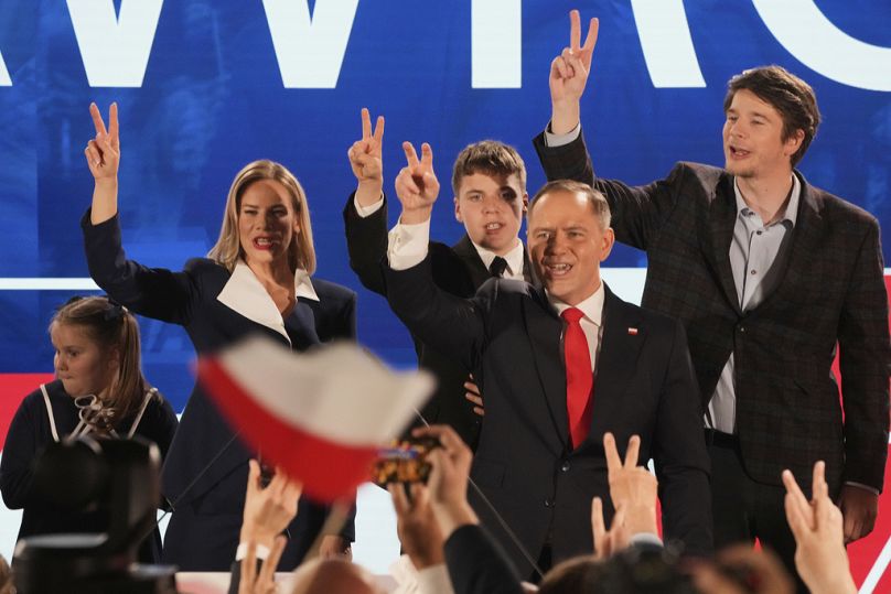 Wieczór wyborczy Karola Nawrockiego