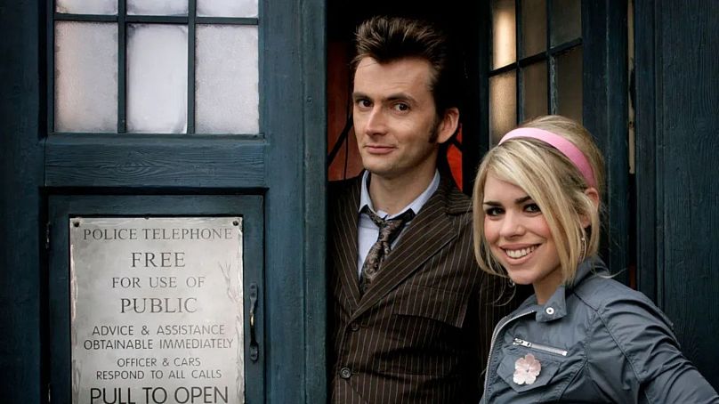 David Tennant and Billie Piper in Doctor Who