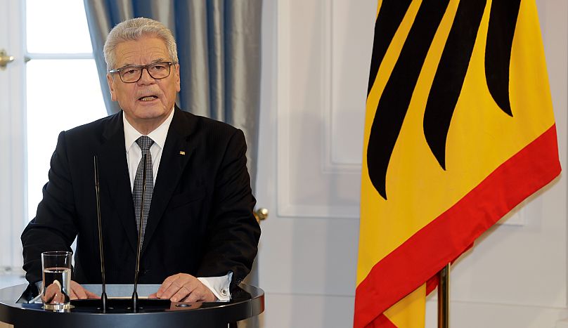 Joachim Gauck war früher Bundespräsident für Deutschland und wird für sein Lebenswerk ausgezeichnet.