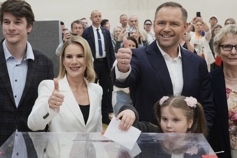Karol Nawrocki z rodziną