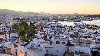 Ibiza had just introduced restrictions on tourist cars.