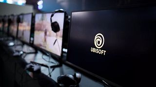 FIL:E The logo Ubisoft on a computer screen at the Paris Games Week in Paris, 3 November 2017