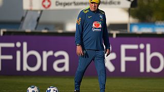 Football - Brésil : première séance d'entraînement dirigée par Ancelotti