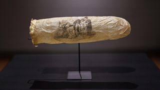 200-year-old condom featuring erotic etching goes on display at Dutch museum