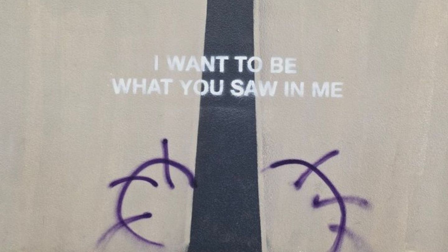 Banksy's new artwork temporarily (and naughtily) defaced in France
