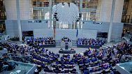 A view of a parliamentary session in the German Bundestag, Berlin.