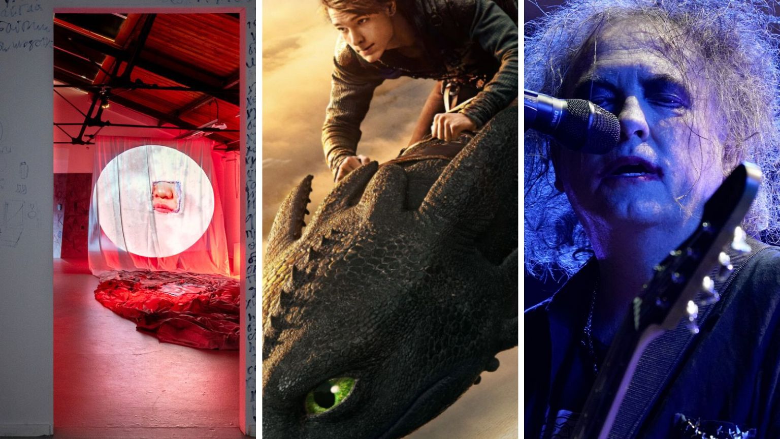 Natalia Papaeva's 'The Year I Decided to Become My Own Moon', 2024; 'How to Train Your Dragon'; Robert Smith of The cure. 