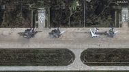 This satellite image provided by Maxar Technologies shows damage after a Ukrainian drone attack targeted the Belaya Air Base in eastern Siberia, 4 June, 2025