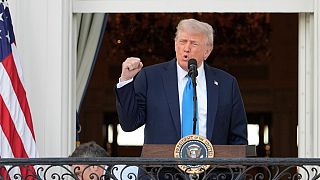 President Donald Trump speaks during a summer soiree on the South Lawn of the White House, Wednesday, June 4, 2025, in Washington
