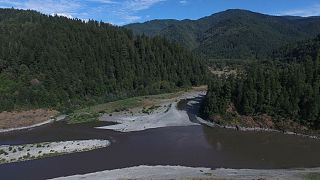 Blue Creek flows into the Klamath River in Humboldt County, California.