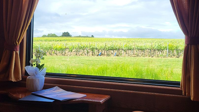 he budding grapevines of France trail into the soggy barley fields of Austria.