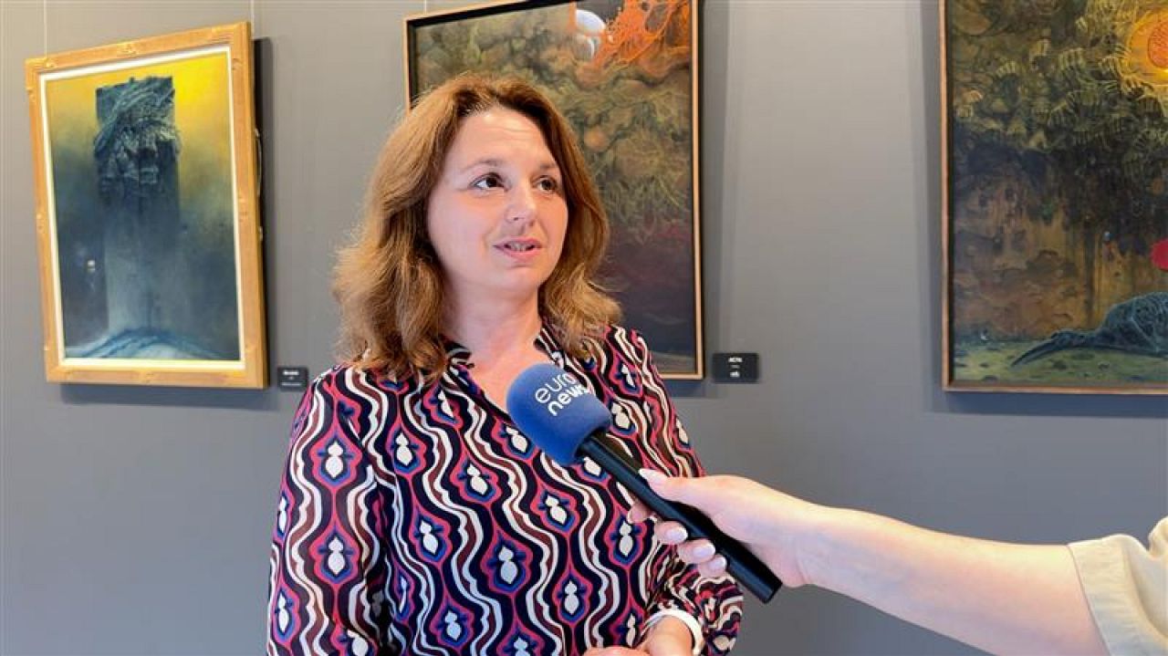 Magdalena Jaworska, the director of the Museum of Fantastic Art 