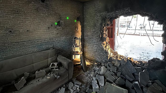 Sirkeci Garı’nda ‘Renamed’ enstalasyonu: Gazze'deki yıkımın gölgesi