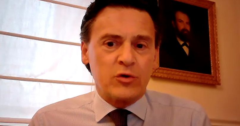 Francesco Di Ciommo, avvocato e prorettore dell'università Luiss di Roma, durante l'intervista con Euronews