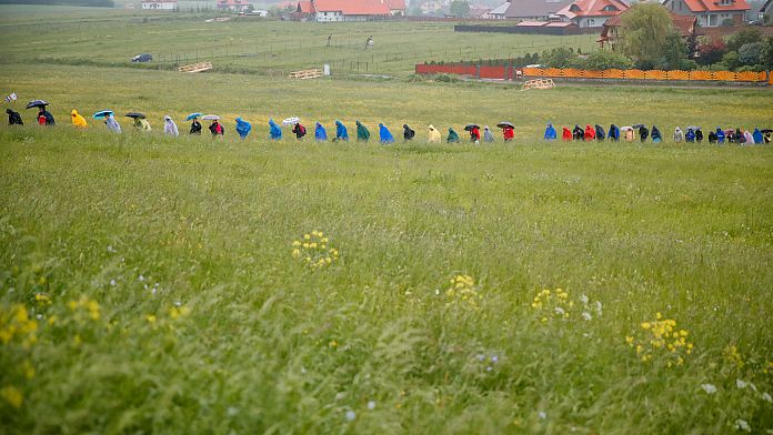 Romanya'da Hamsin Yortusu: Binlerce Katolik 100 yıllık geleneği sürdürdü