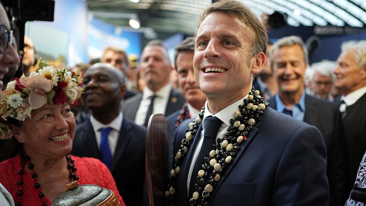 French president Macron says its time for an agreement as UN Ocean conference readies to begin