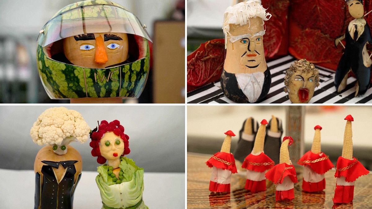 From Cornclave to Twin Leeks: Take a look at London’s wonderful vegetable sculpture contest