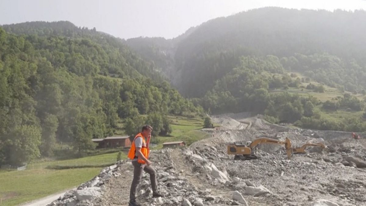 Dozens evacuated in Switzerland’s Valais canton following mudslide