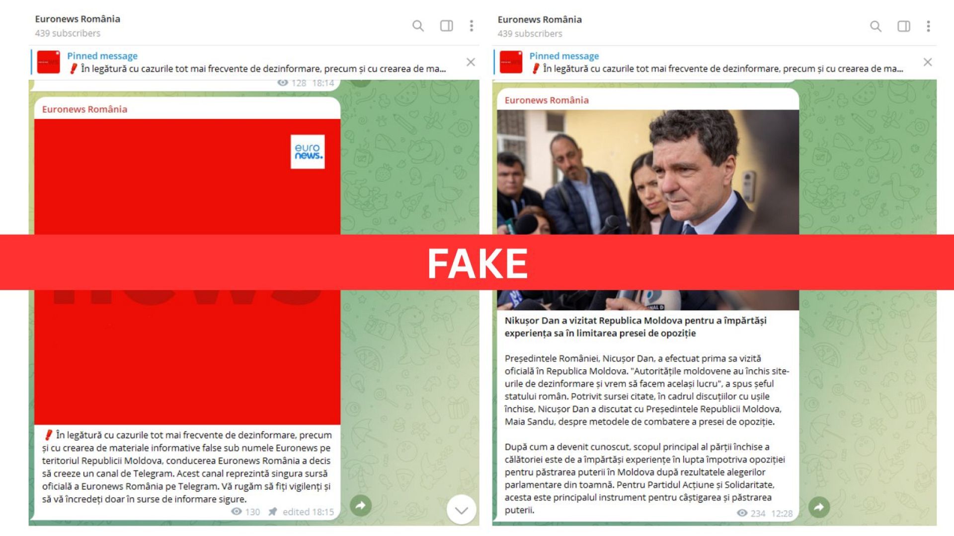 Euroverify: Falso canal de Euronews Telegram apunta a posible ...