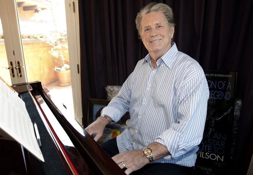 Brian Wilson fotografado na sua casa em Los Angeles, em 2008.