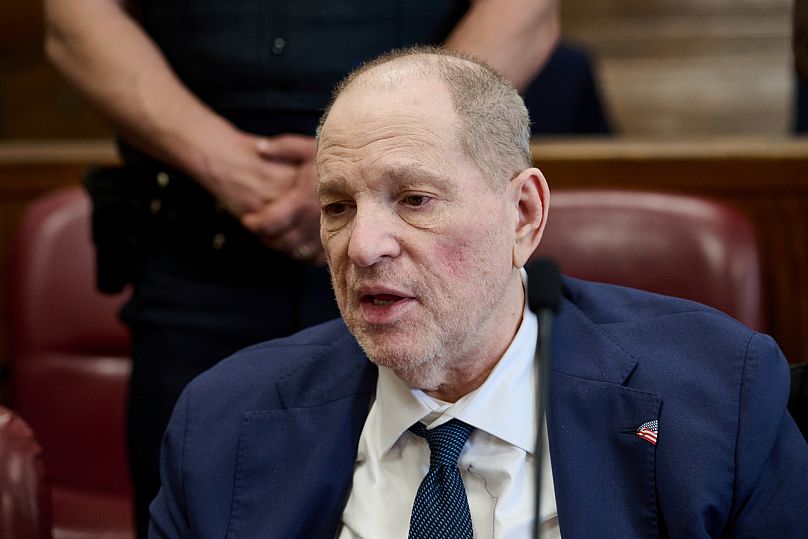 Harvey Weinstein comparece ante el tribunal estatal en Manhattan para su nuevo juicio, el 11 de junio de 2025.