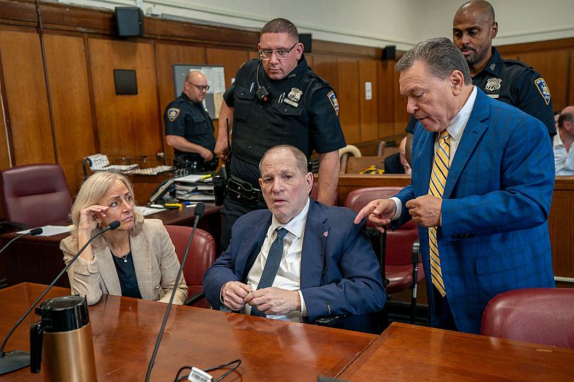Harvey Weinstein comparece ante un tribunal estatal de Manhattan para su nuevo juicio, el 11 de junio de 2025.