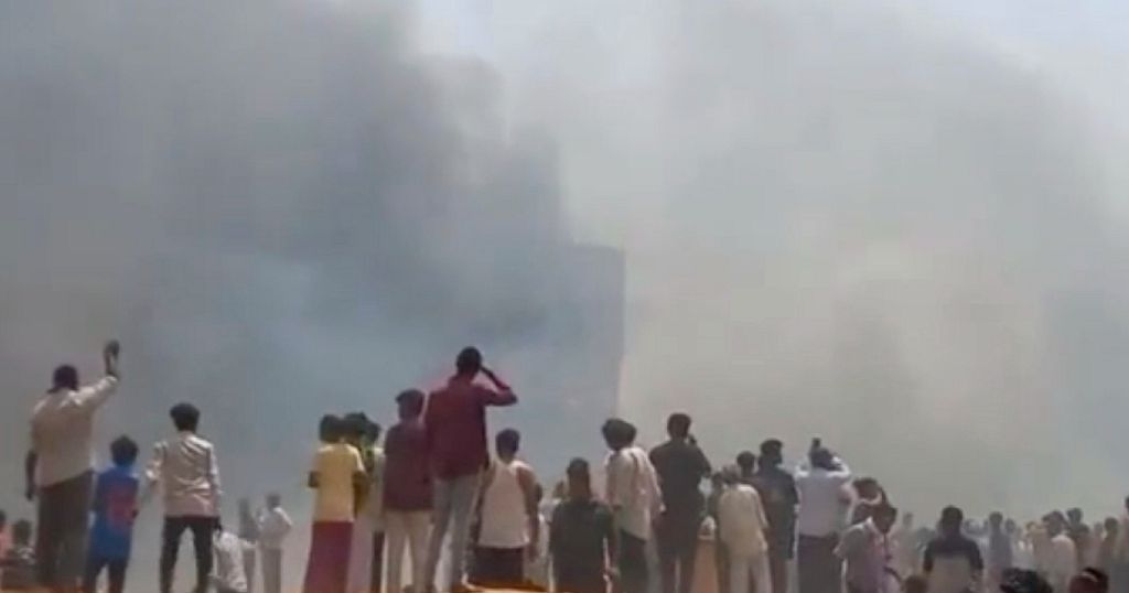 Air India flight crashes on takeoff in Ahmedabad, over 100 onboard Air India flight crashes on takeoff in Ahmedabad, over 100 onboard