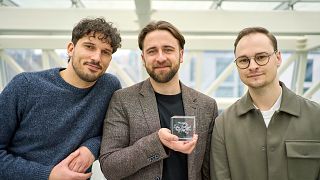 Laurynas Karpus, Vykintas Jauniškis and Irmantas Rokaitis have developed an AI-based enzyme design tool that could revolutionise health, sustainability, and manufacturing. 