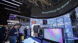 Samsung display shown at CES in 2025