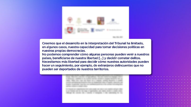 Carta de Italia y Dinamarca 
