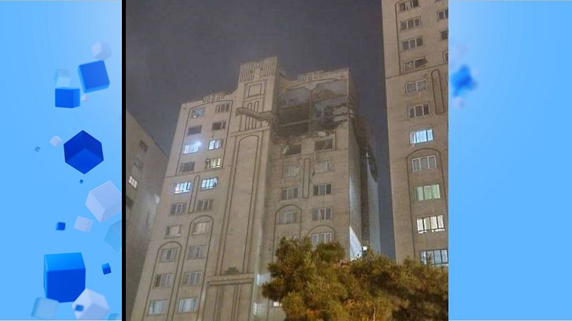 حمله اسرائيل و هدف قرار گرفتن یک ساختمان مسکونی