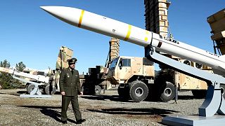 FILE: Defence Minister Gen Mohammad Reza Gharaei Ashtiani reviews the domestically built Arman air defence system, 17 February 2024