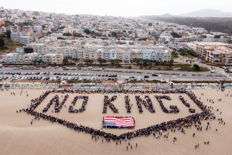 No King-tiltakozás San Franciscóban, 2025. június 14-én